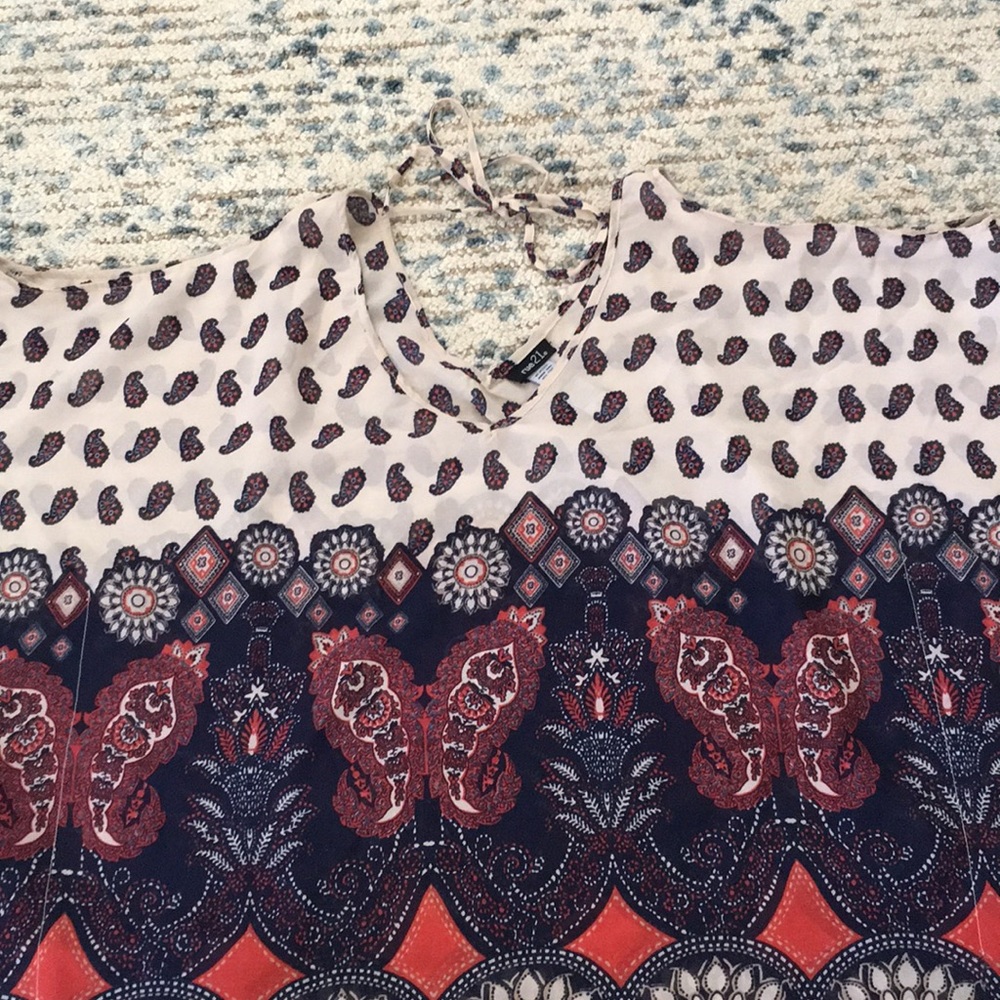 Hippie Poncho with Cut out Shoulders